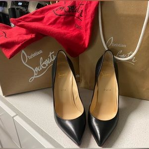 Christian Louboutin Pigalle Follies 85 Leather Pumps